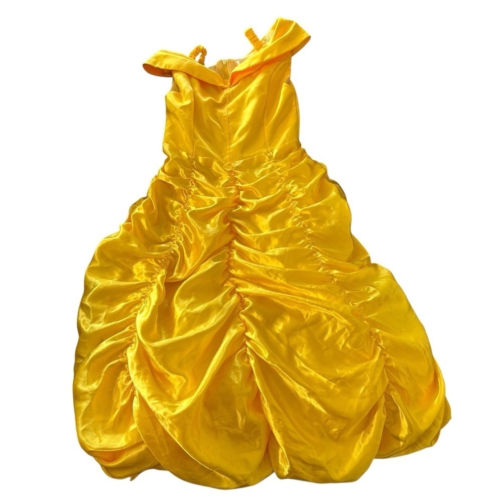 Kids Yellow Princess Costume Dress